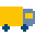 experimental truck-color-pixels icon