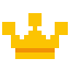 experimental crown-color-pixels icon