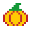 experimental pumpkin-color-pixels icon