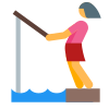 fishing-woman