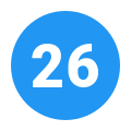 26 Circle icon