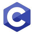 C Programming icon in Color Style