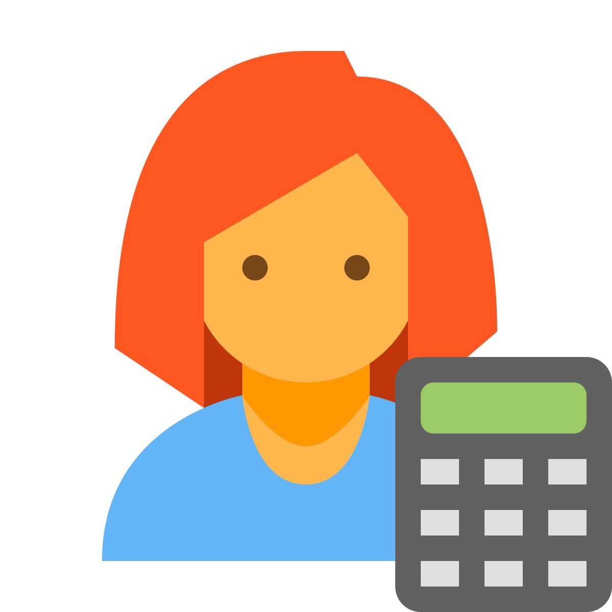 color style 会计 icon