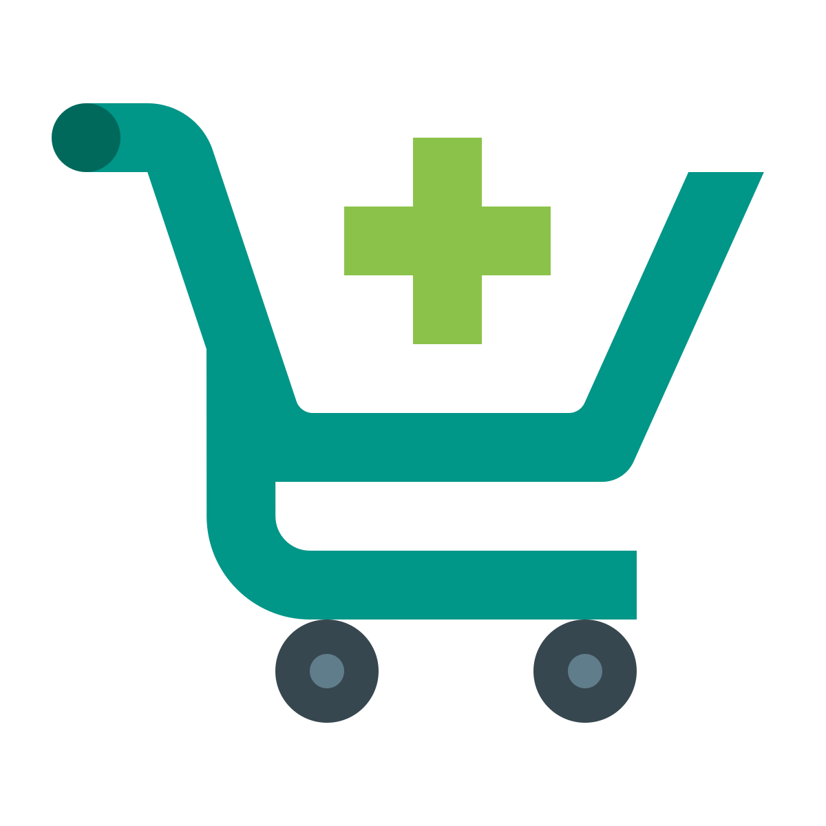 color style add shopping cart  v2 icon