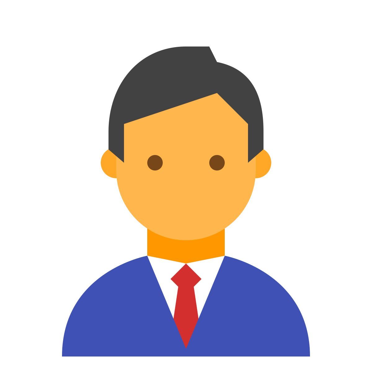 color style administrator male icon