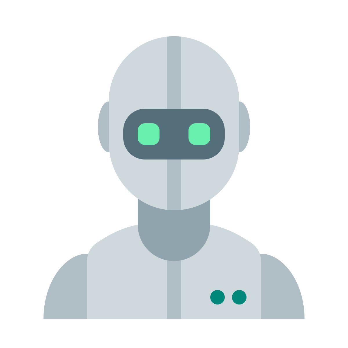 color style robot icon