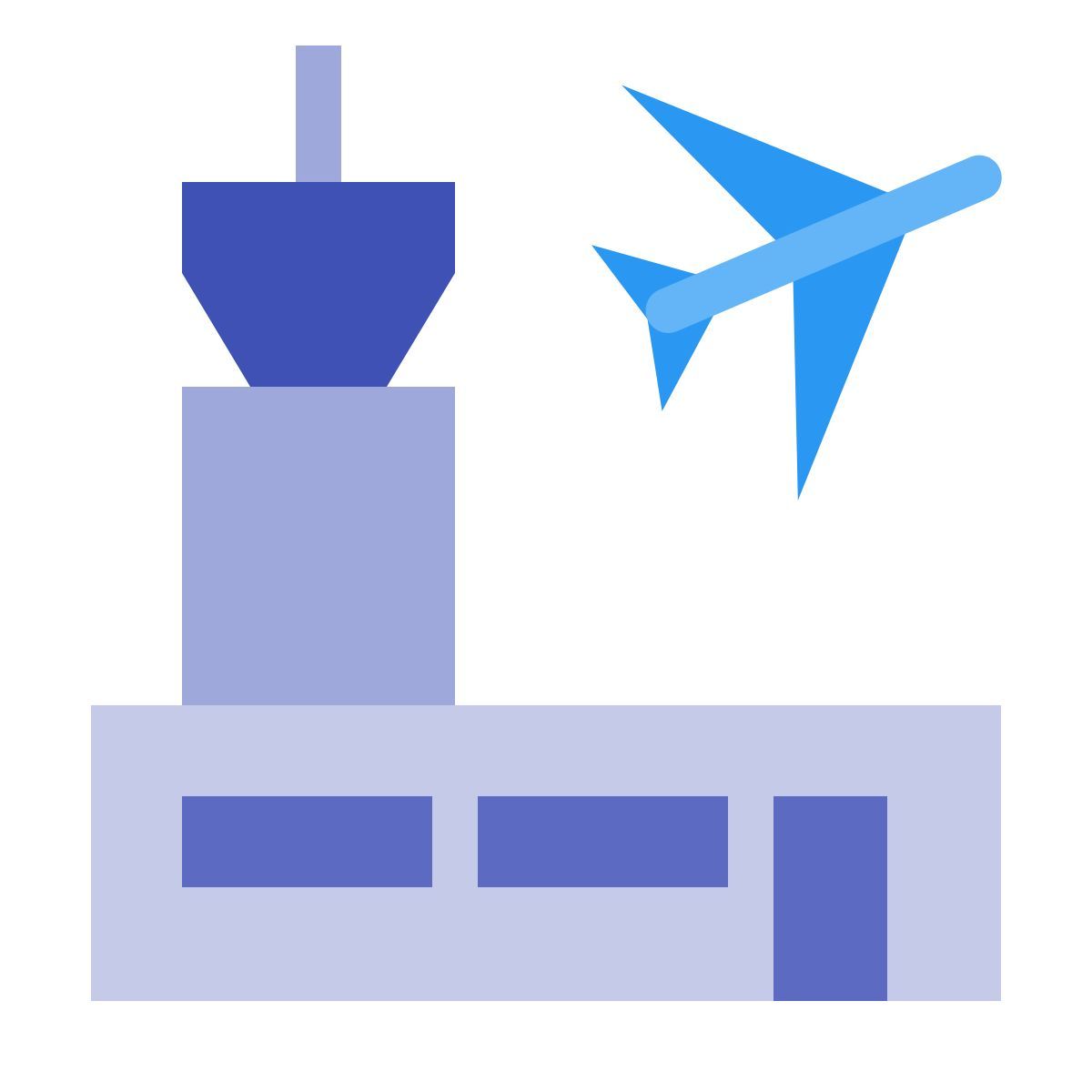 color style 공항 icon