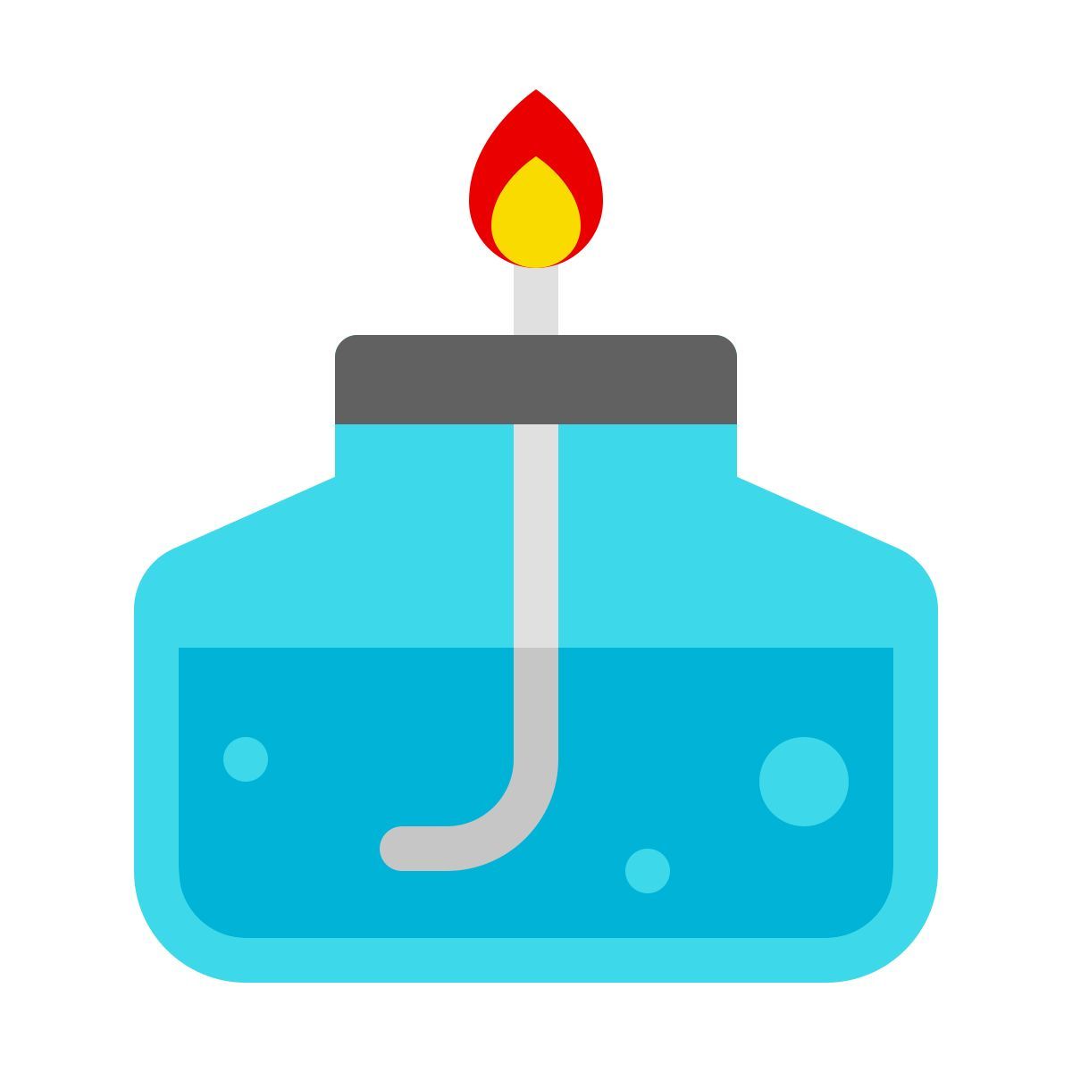 color style queimador de álcool icon