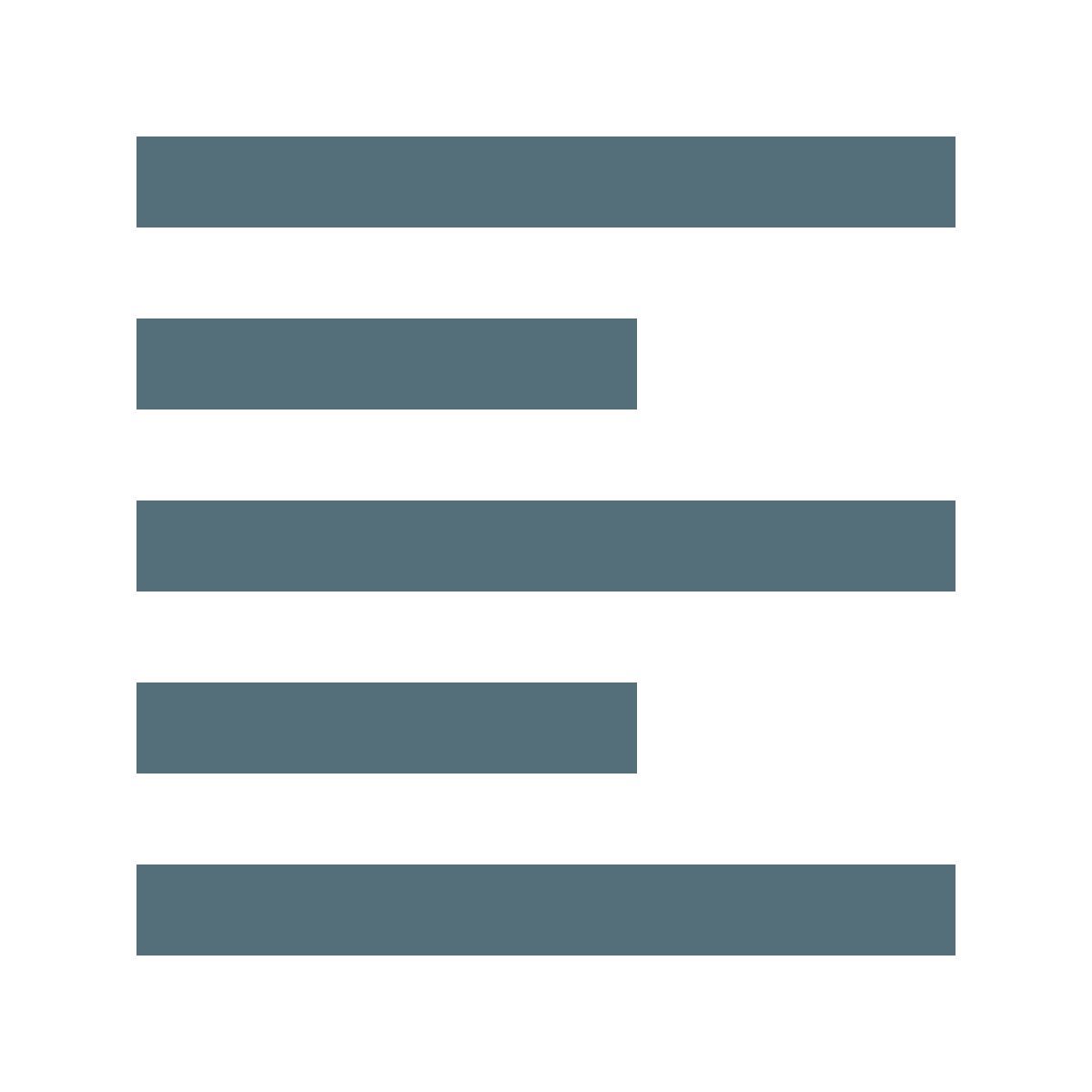 color style alineación a la izquierda icon