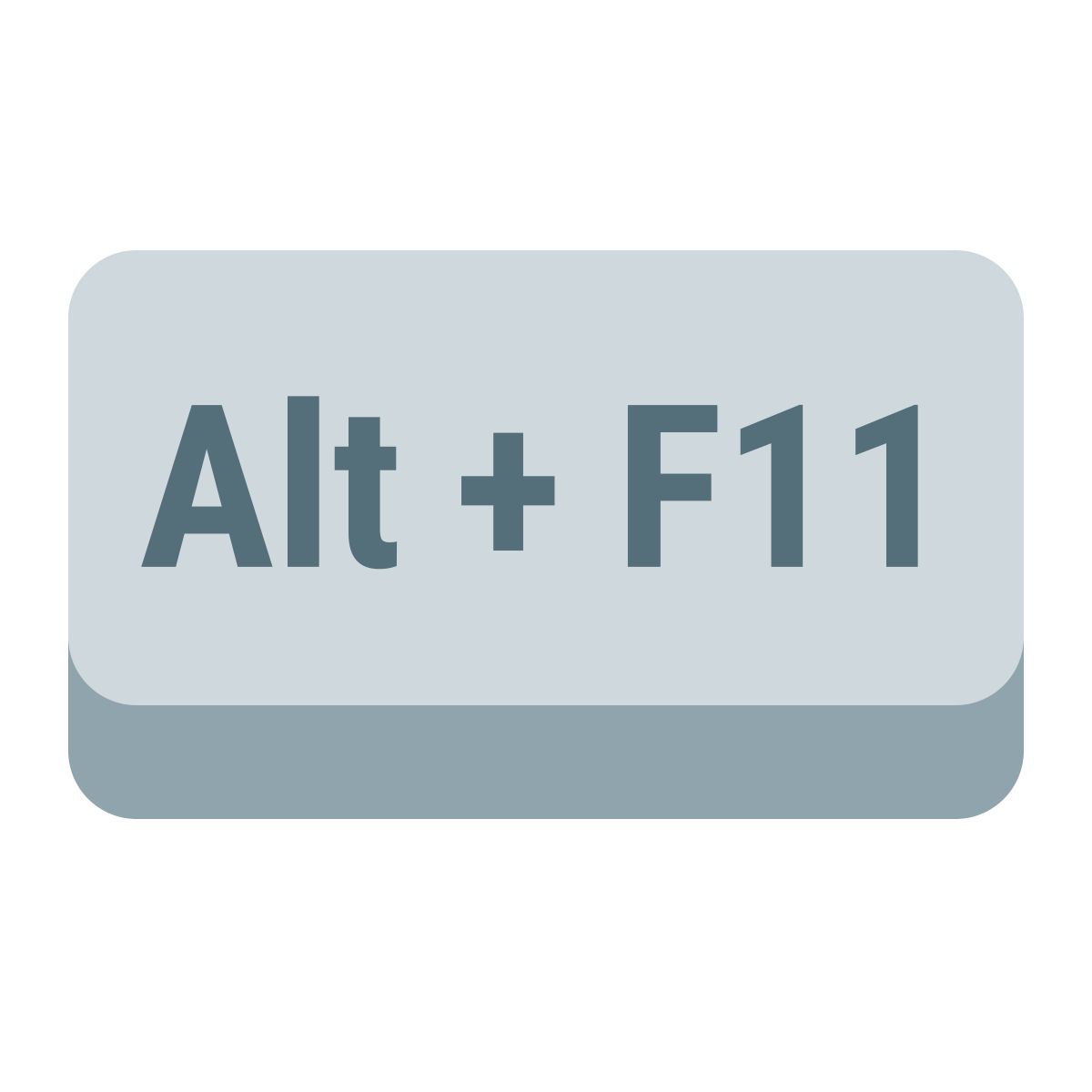 color style alt + f11 icon