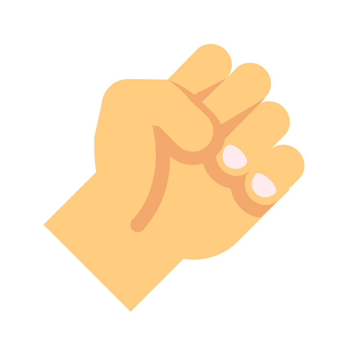 color style angry fist  v3 icon