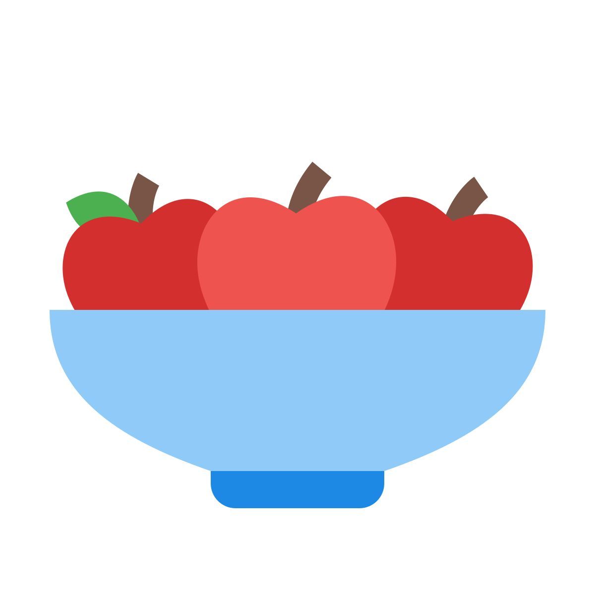 color style 사과 접시 icon