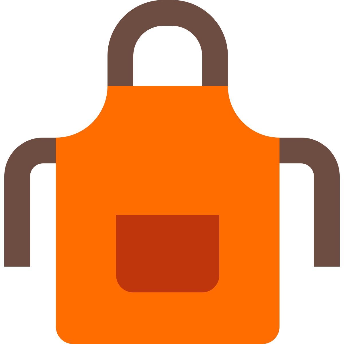 color style grembiule icon