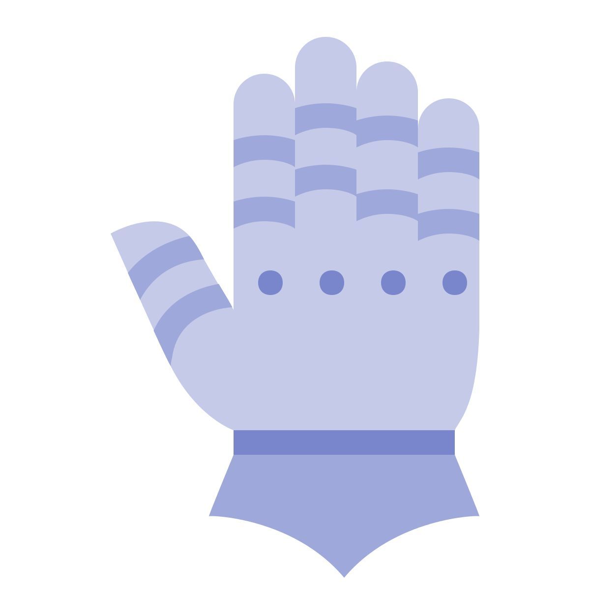 color style glove icon