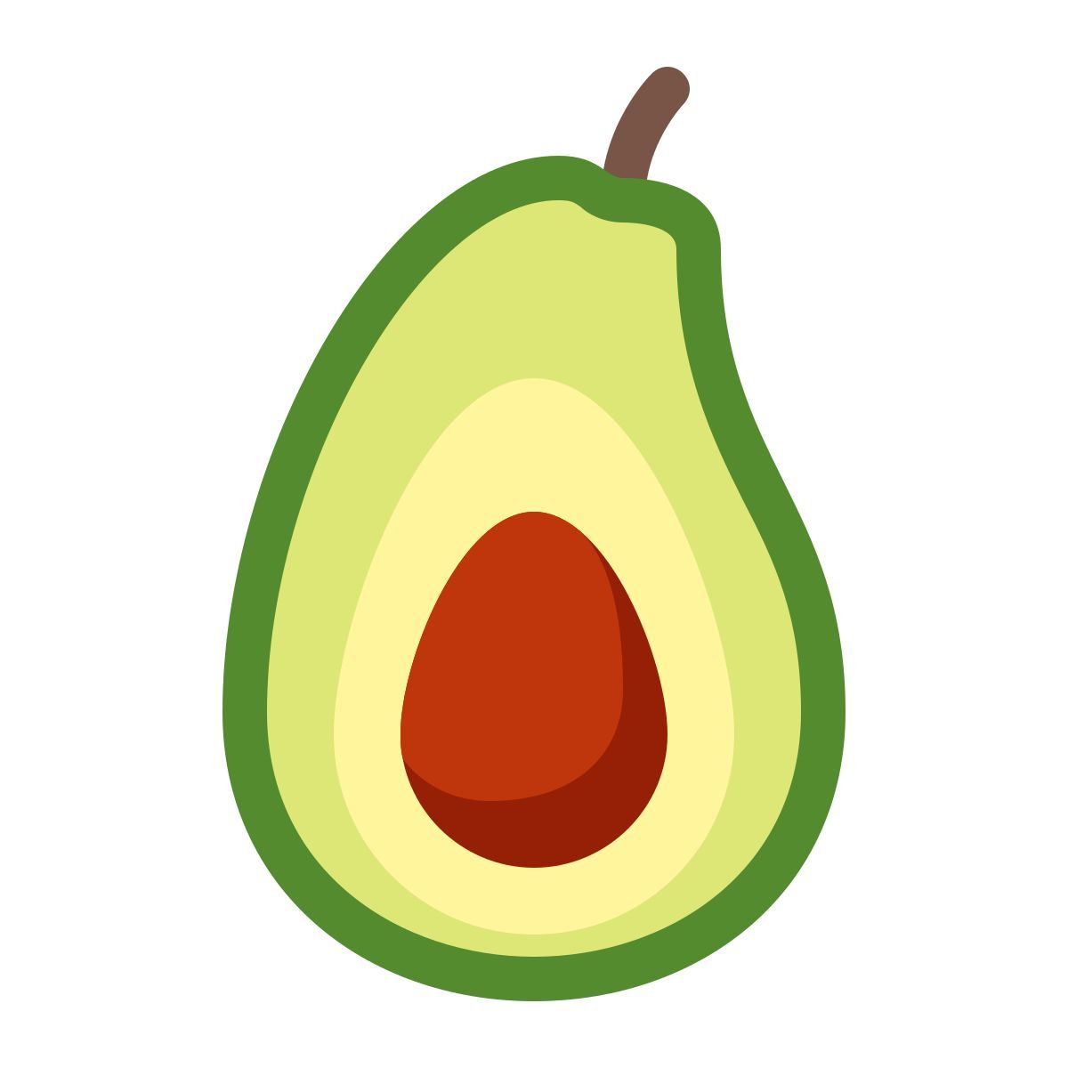color style avocado icon