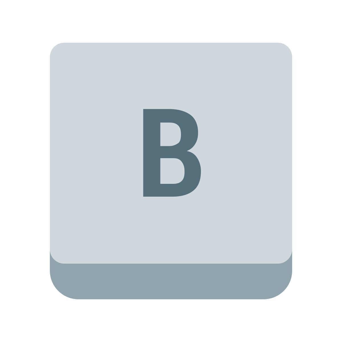 color style b键 icon