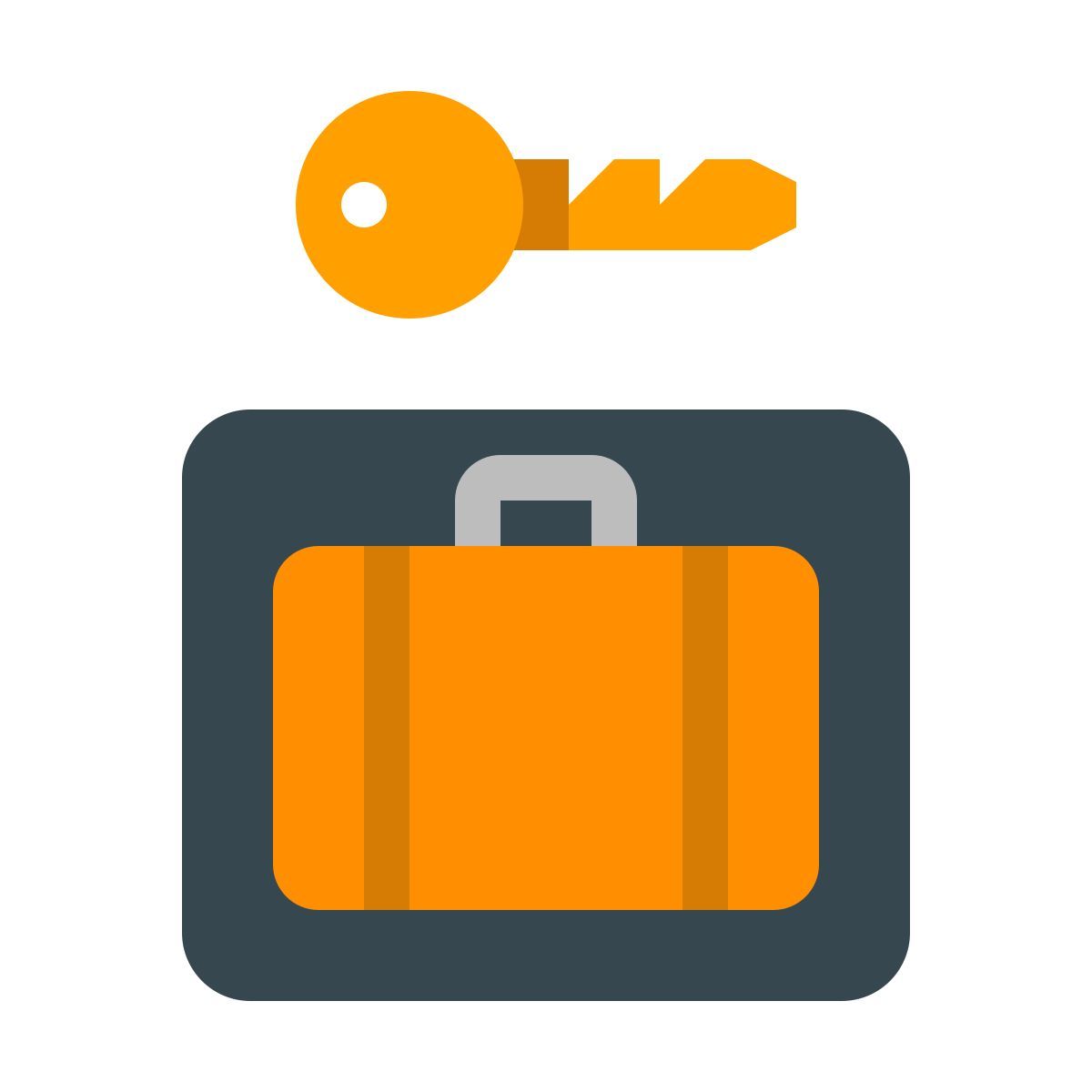 color style deposito bagagli icon