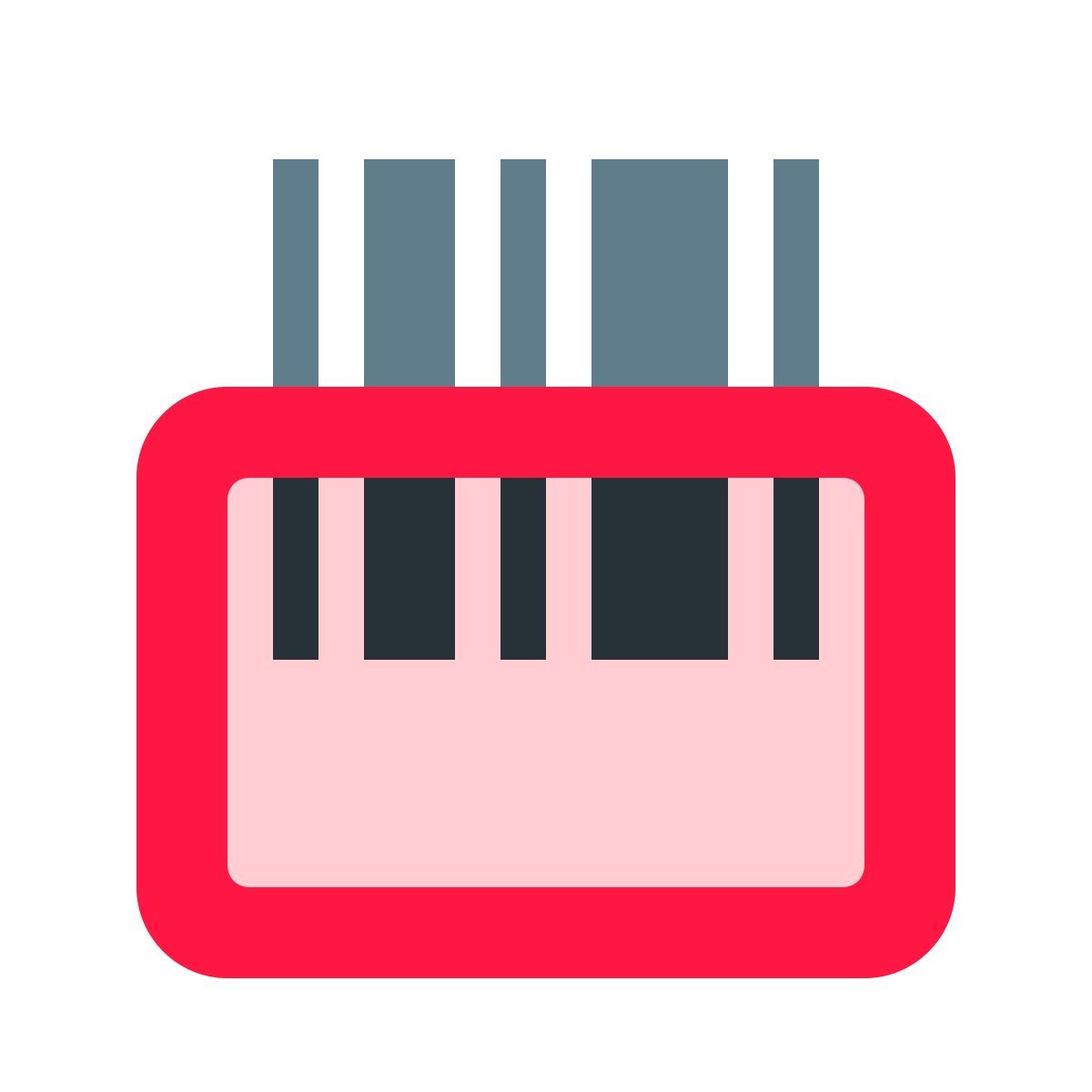 color style 바코드 스캐너 icon