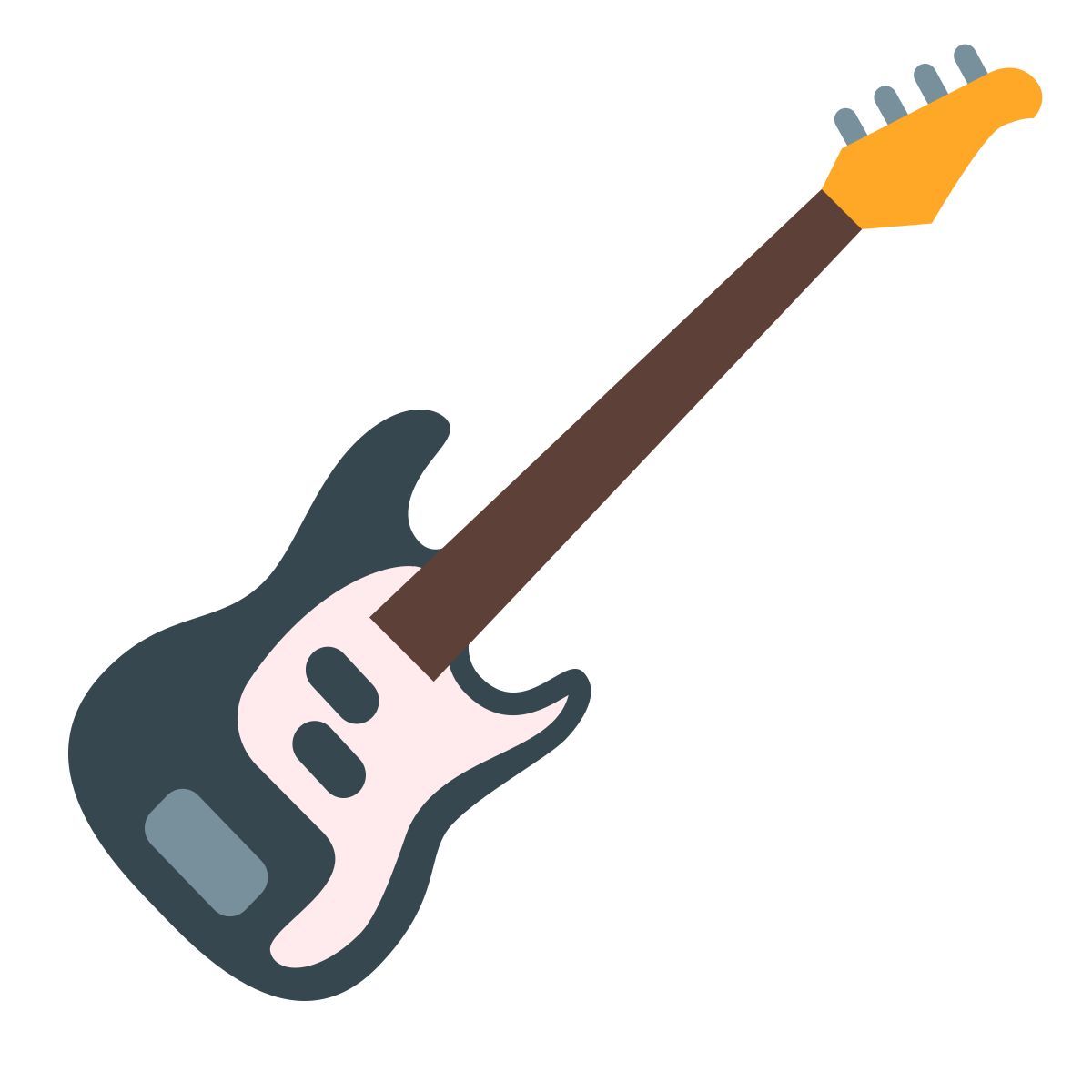 color style bass guitar icon
