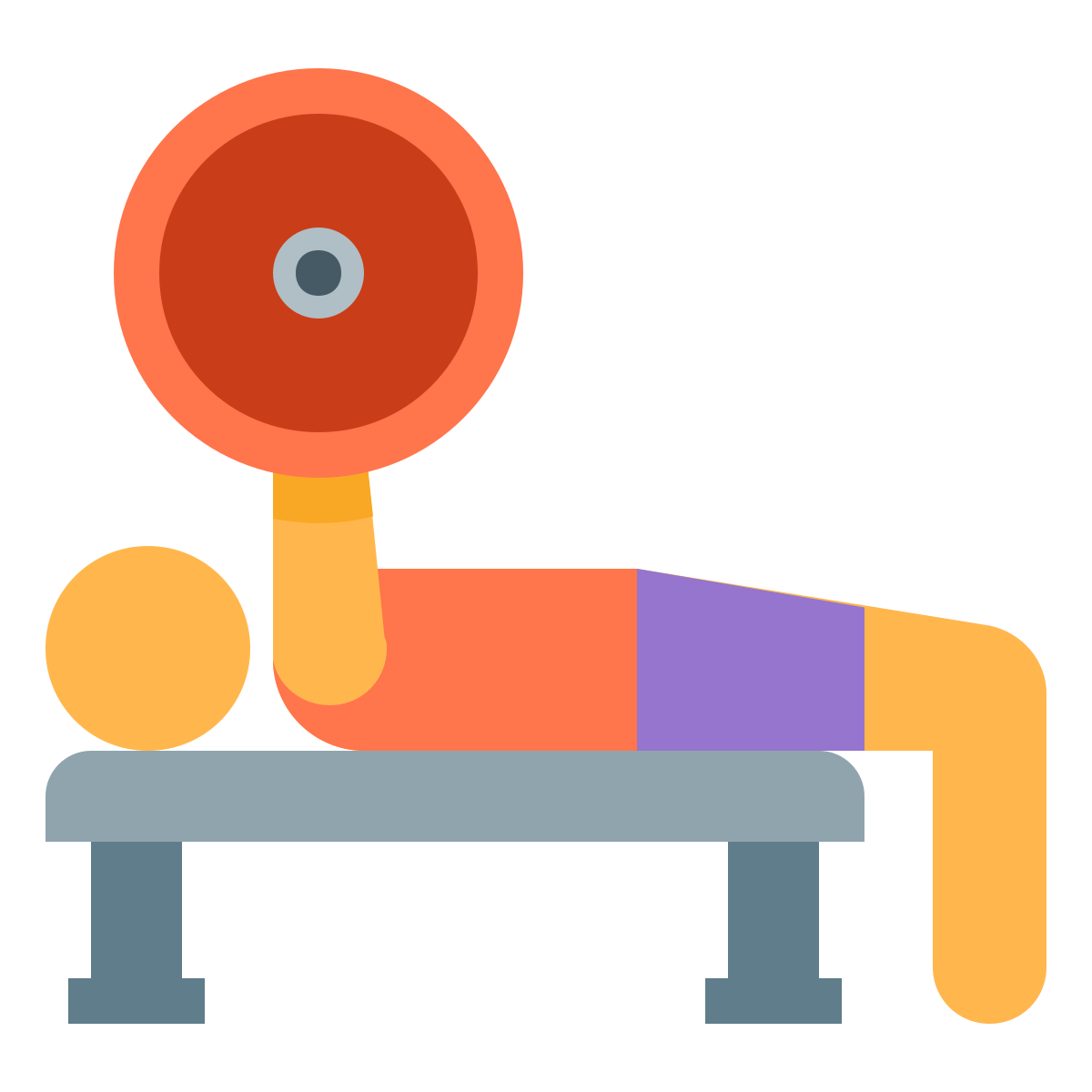 color style bench press  v2 icon