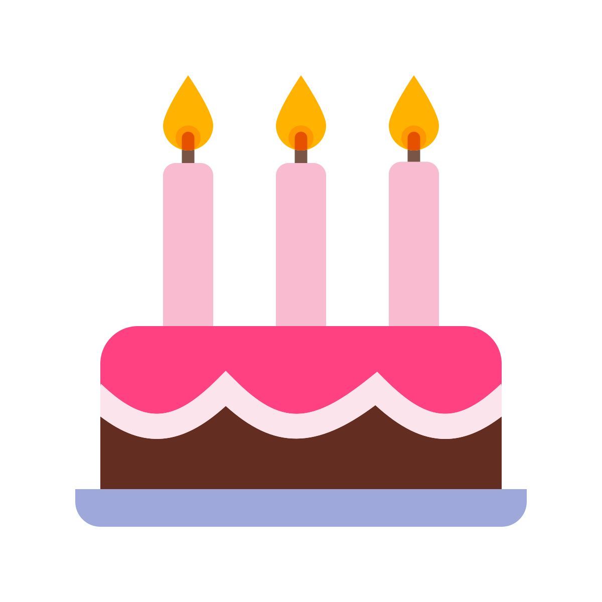 color style birthday icon