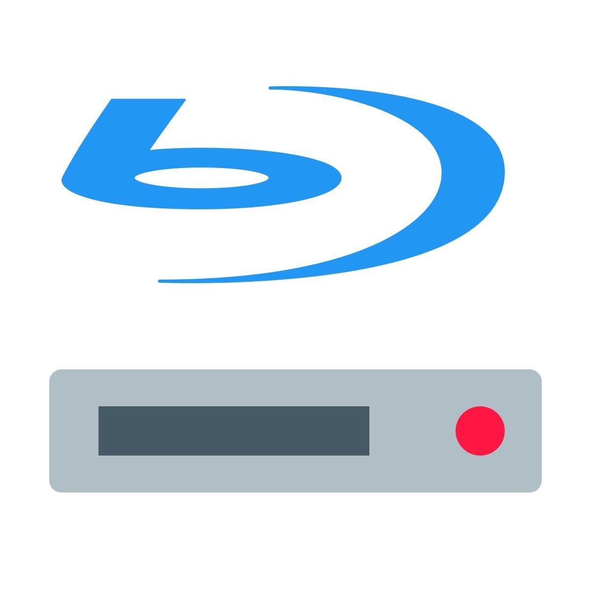 color style 블루 레이 디스크 플레이어 icon