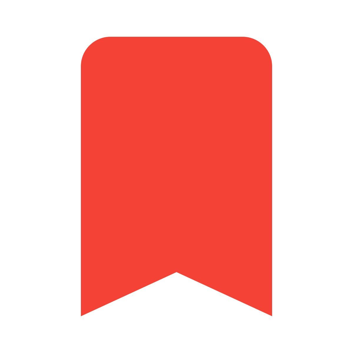 color style bookmark icon