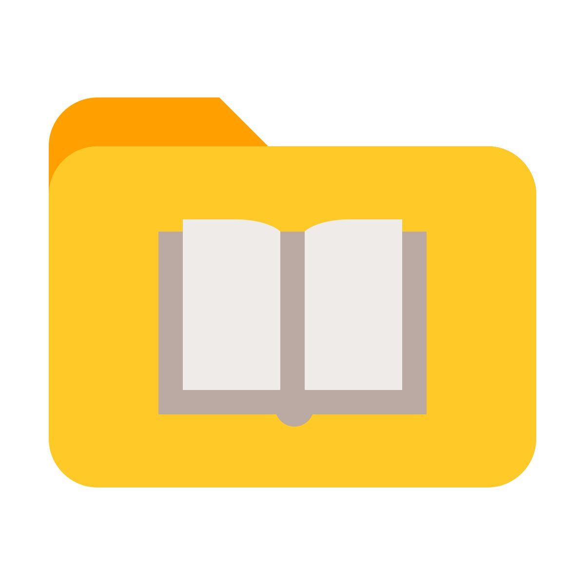 color style 책 폴더 icon