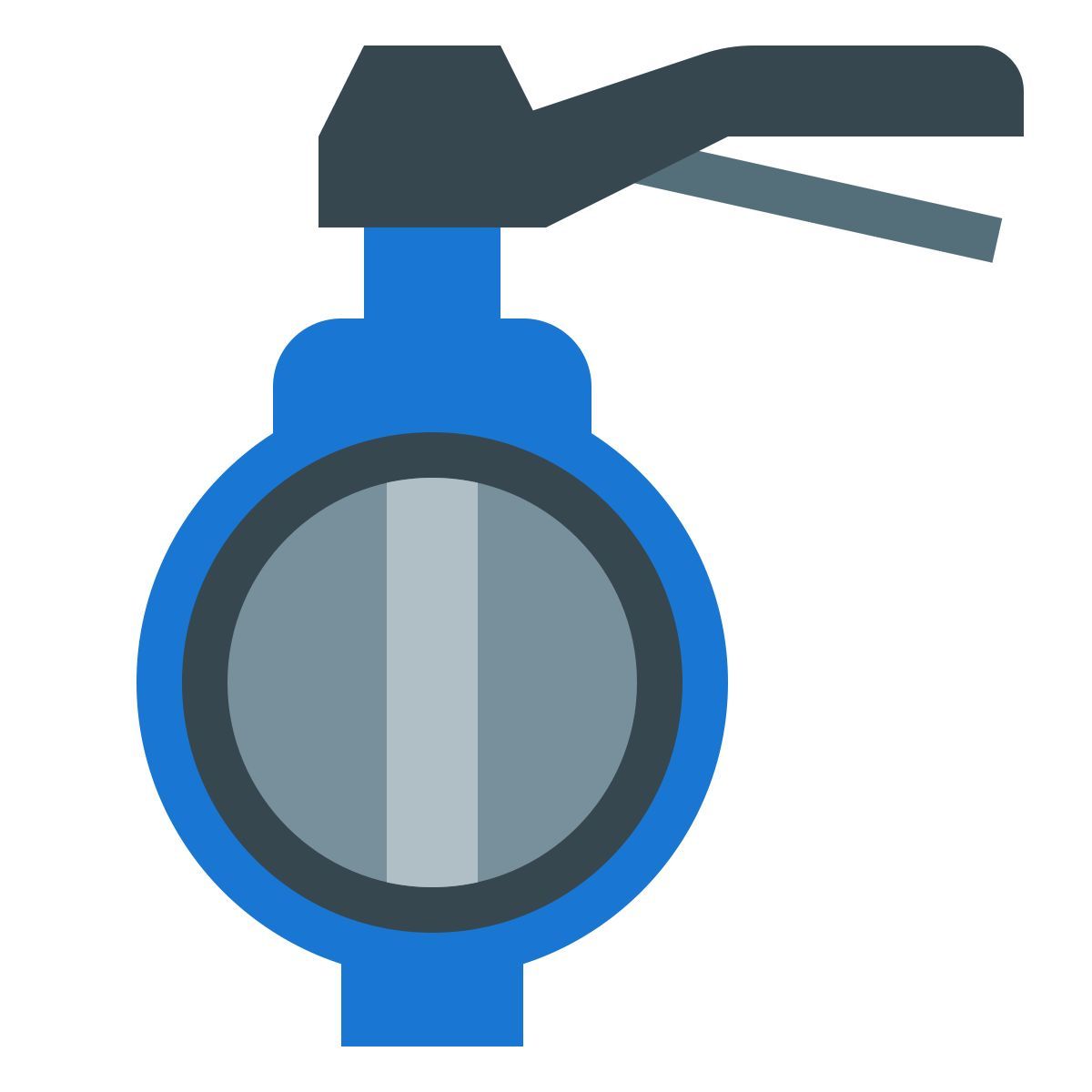 color style butterfly valve icon