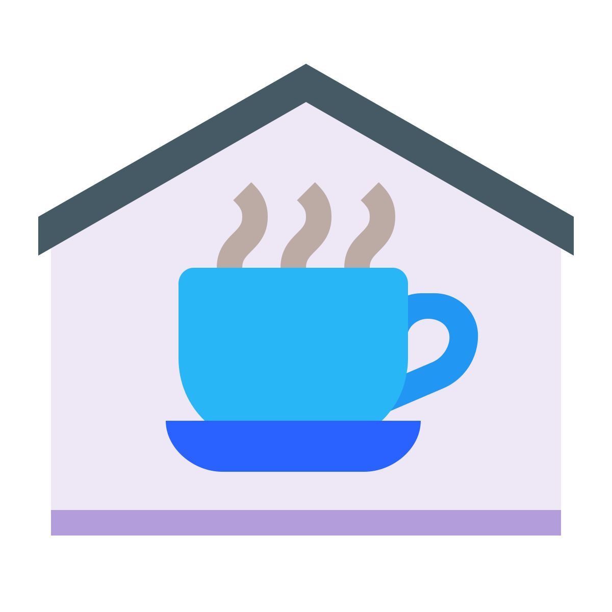 color style edificio del caffè icon