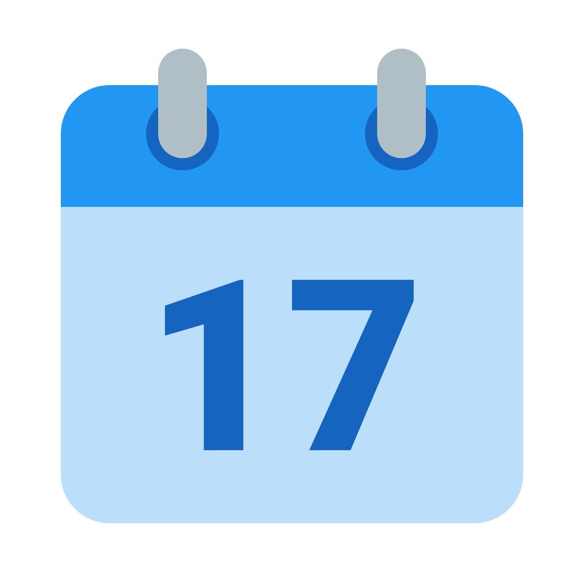 color style calendar 17 icon