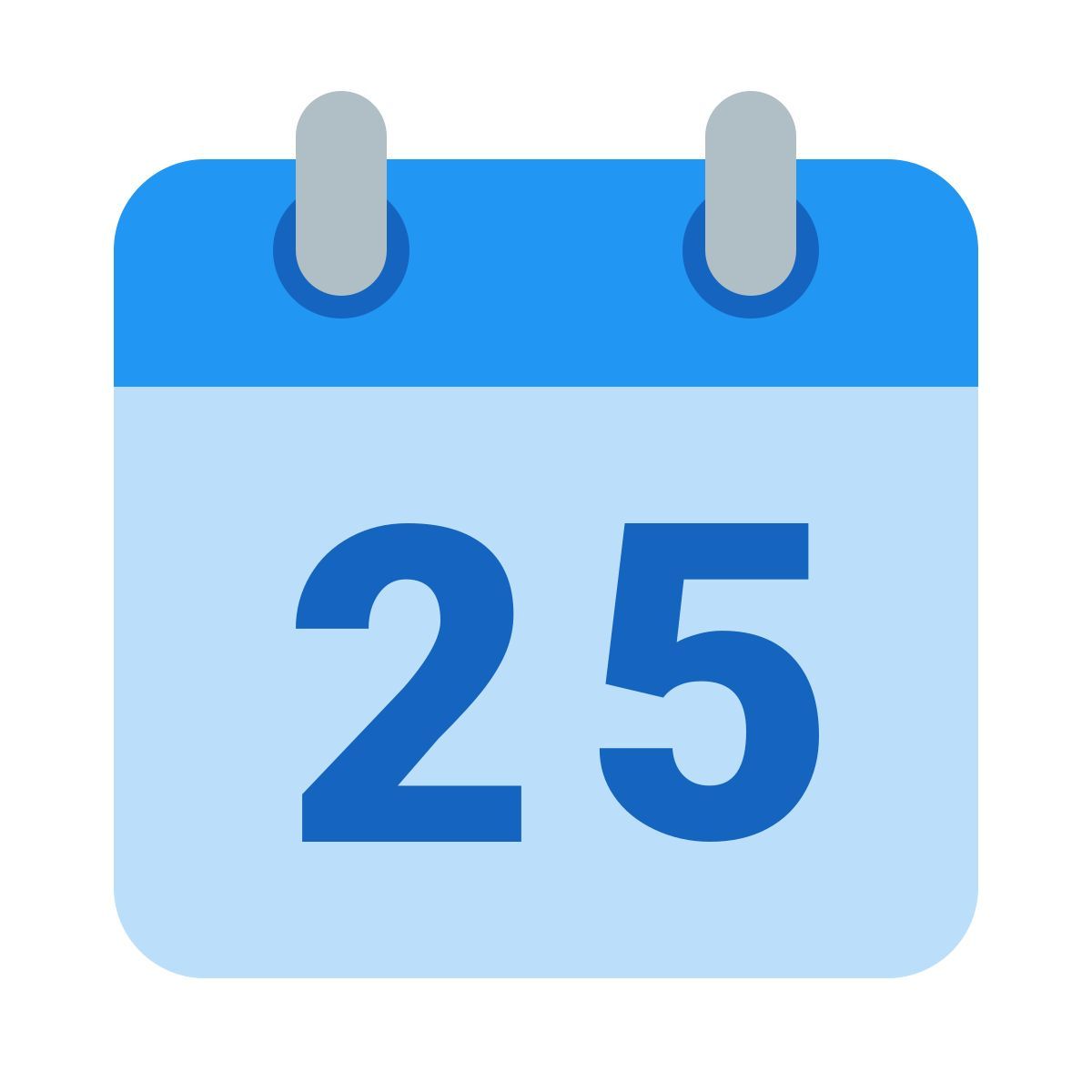color style calendar 25 icon