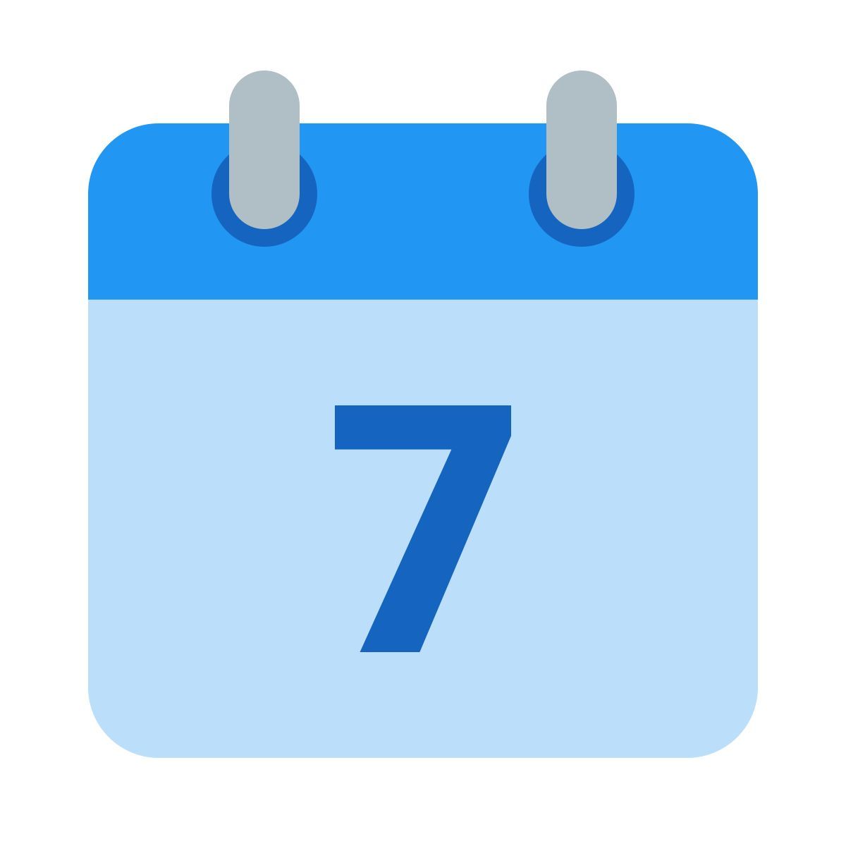 color style calendar 7 icon