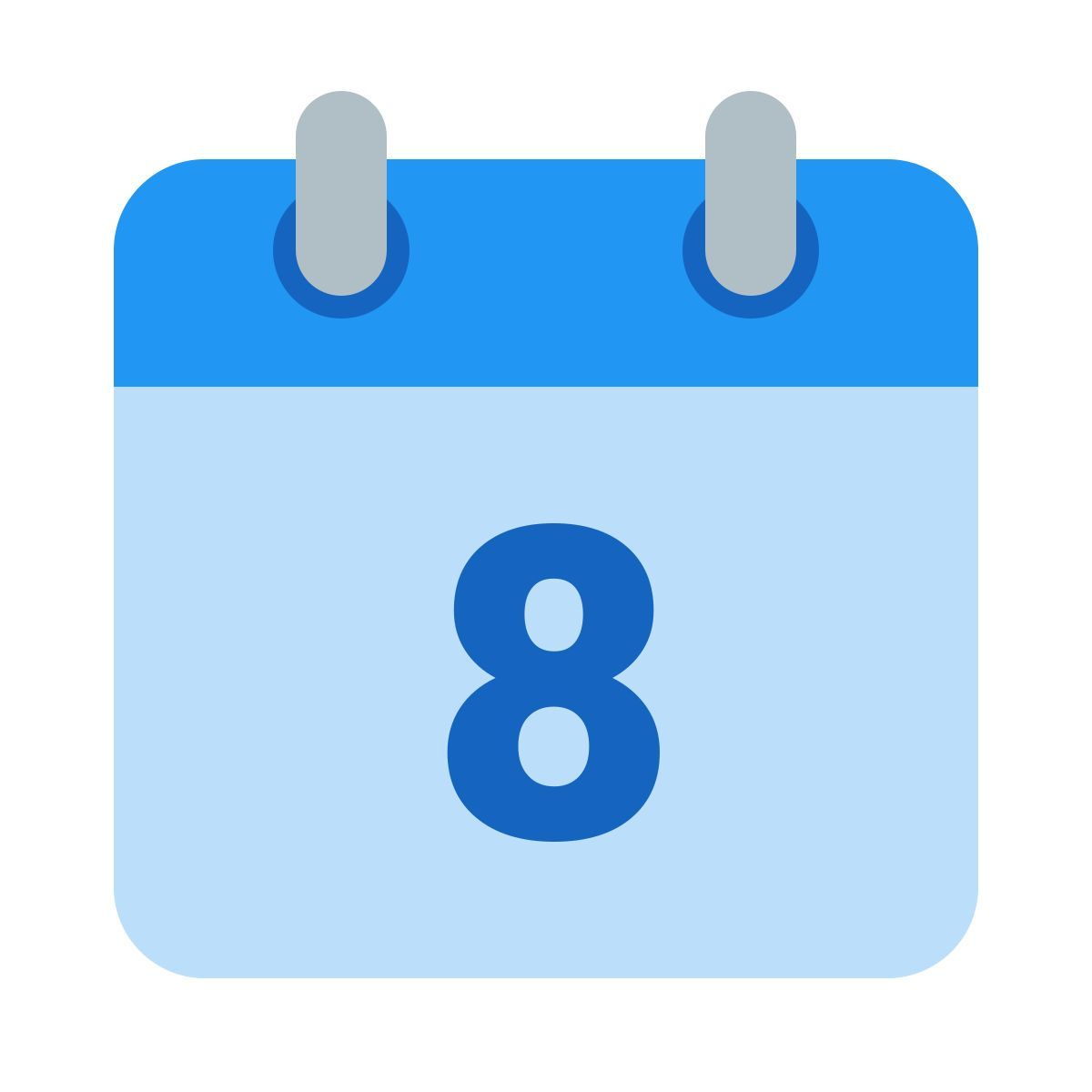 color style calendar 8 icon