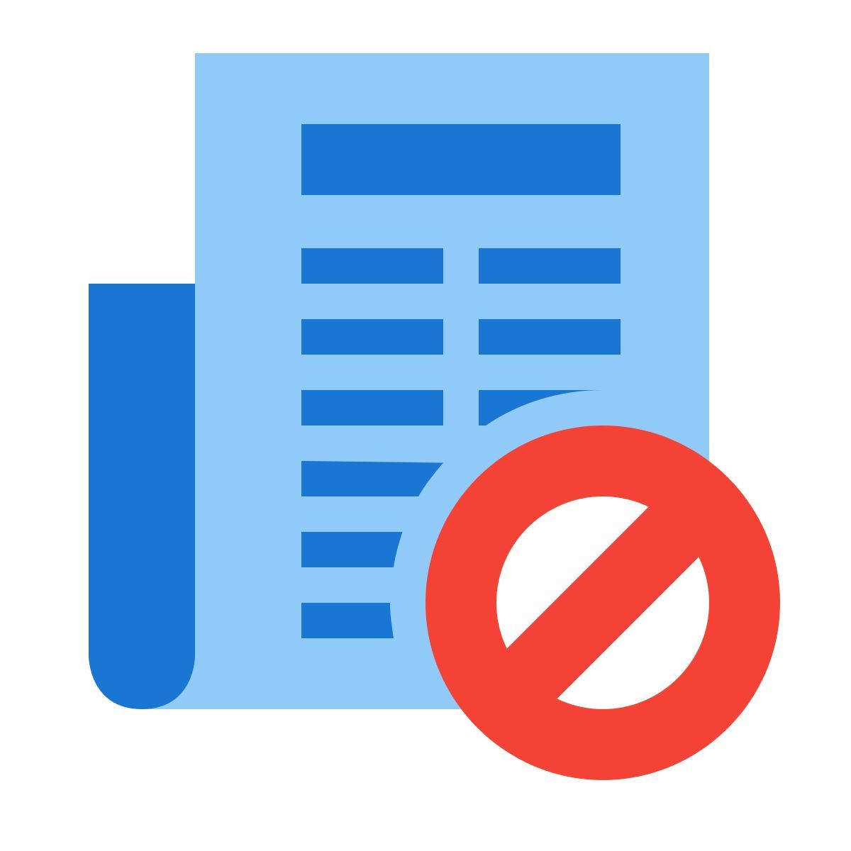 color style annulla abbonamento icon