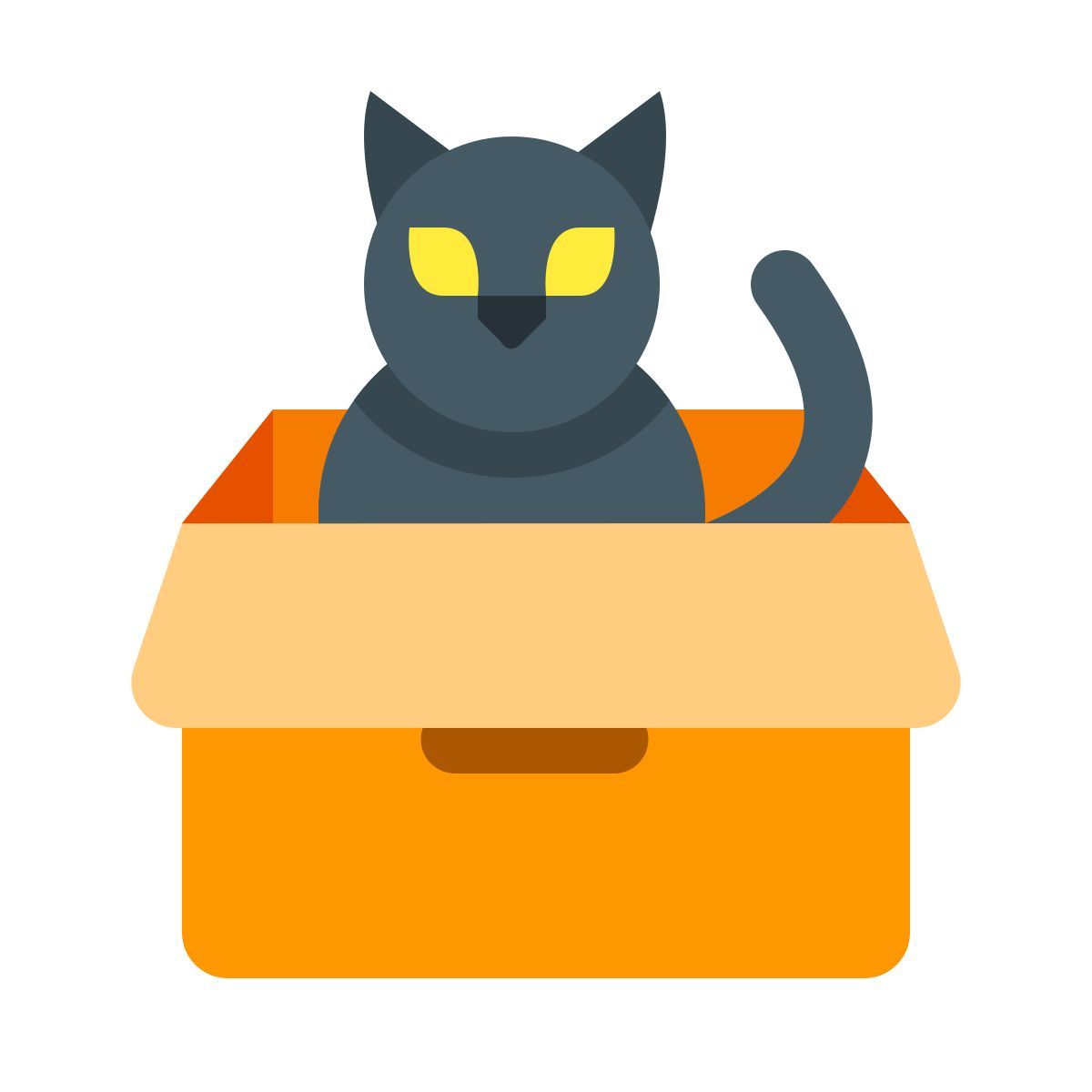 color style gato_em_uma_caixa icon
