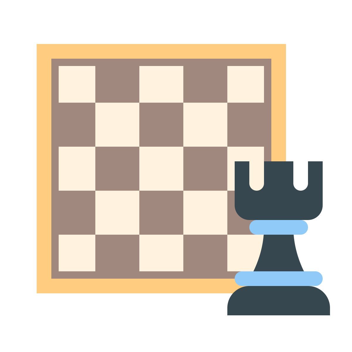 color style 棋盘 icon