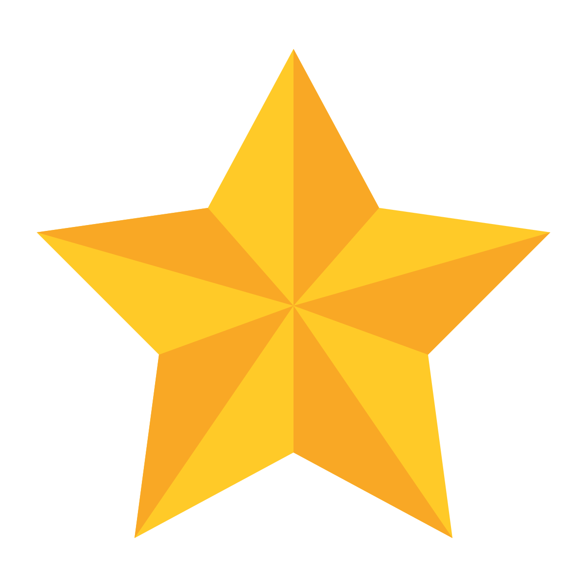 color style christmas star icon