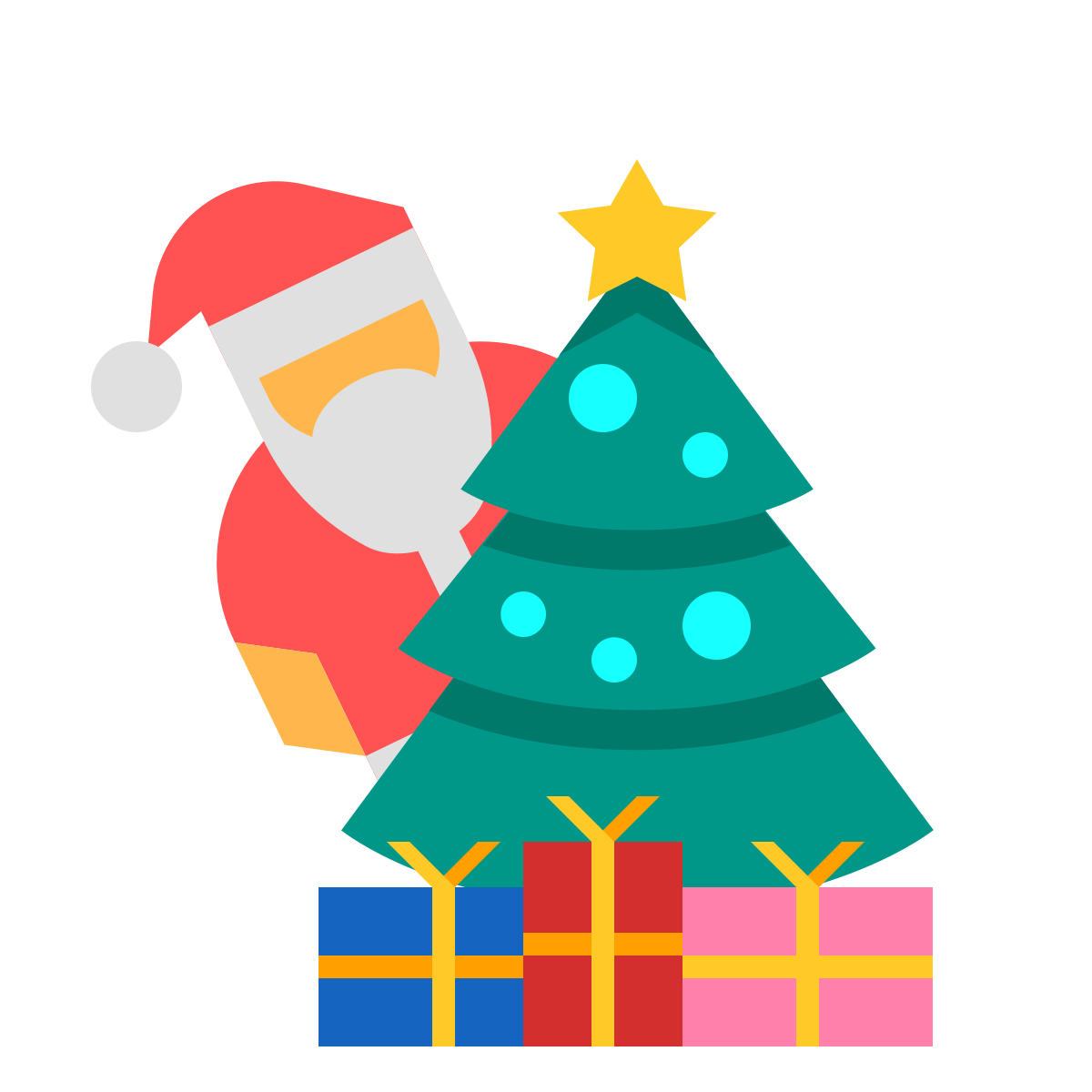 color style christmas icon