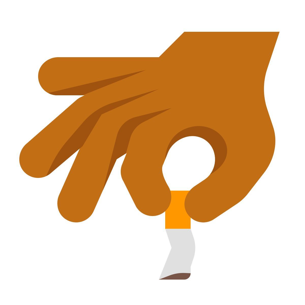 color style tipo pelle mozzicone di sigaretta 5 icon