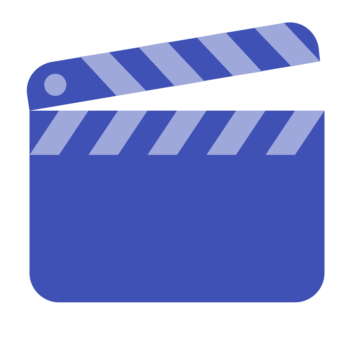 color style clapperboard  v2 icon