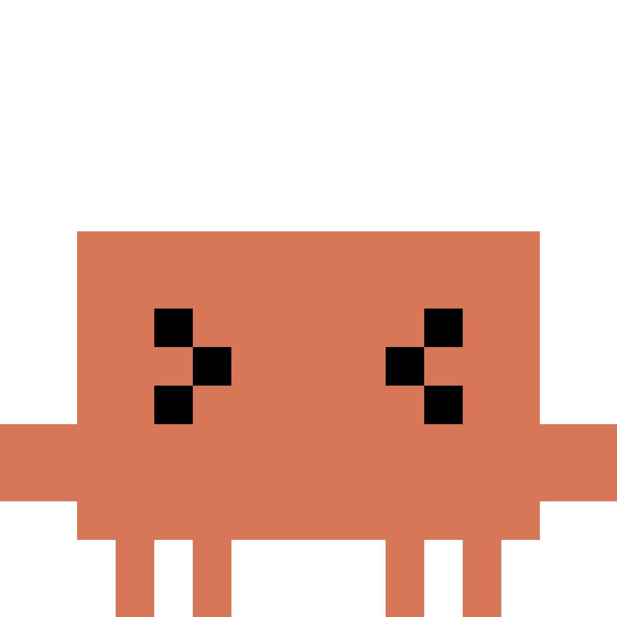 color style clawd happy icon