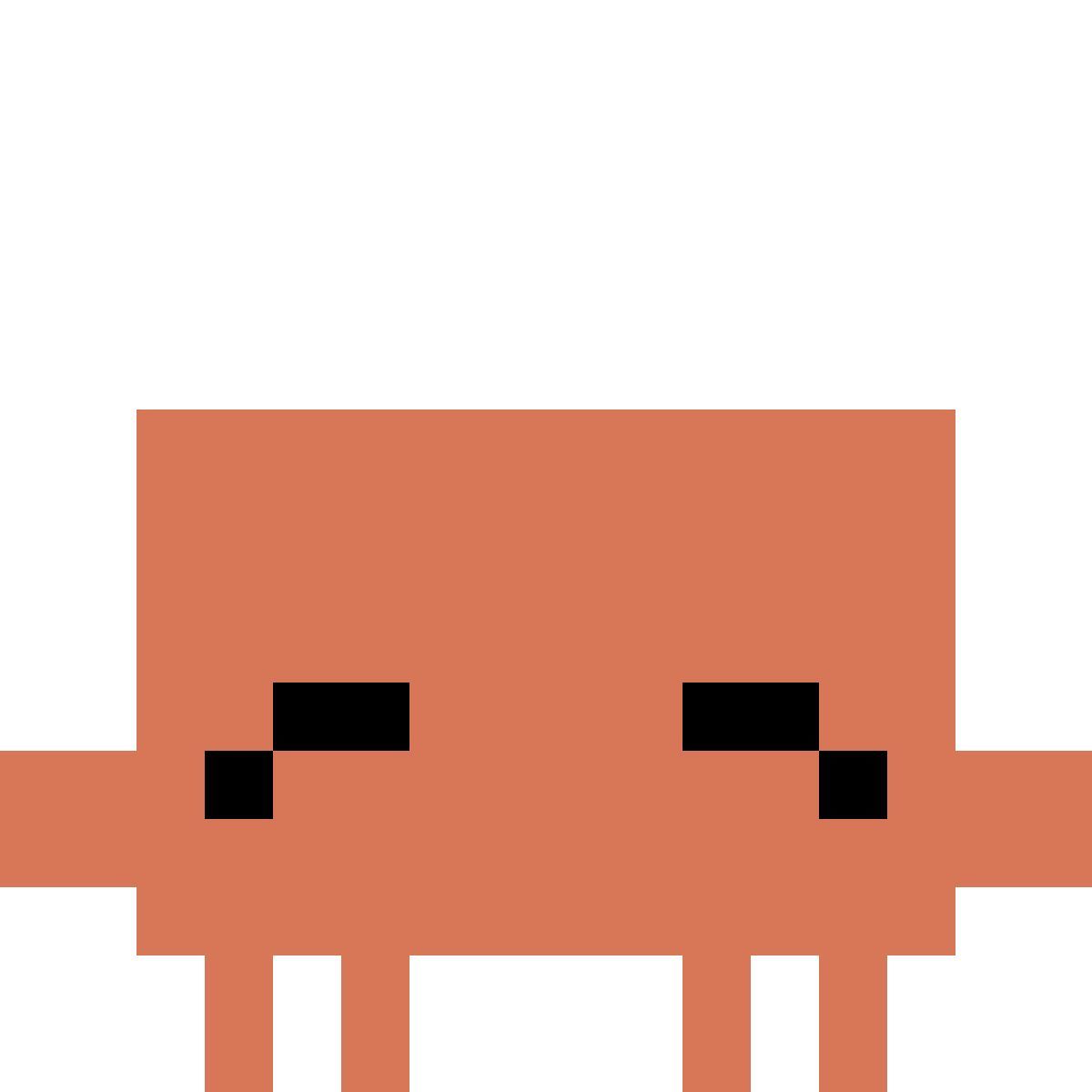 color style clawd sad icon