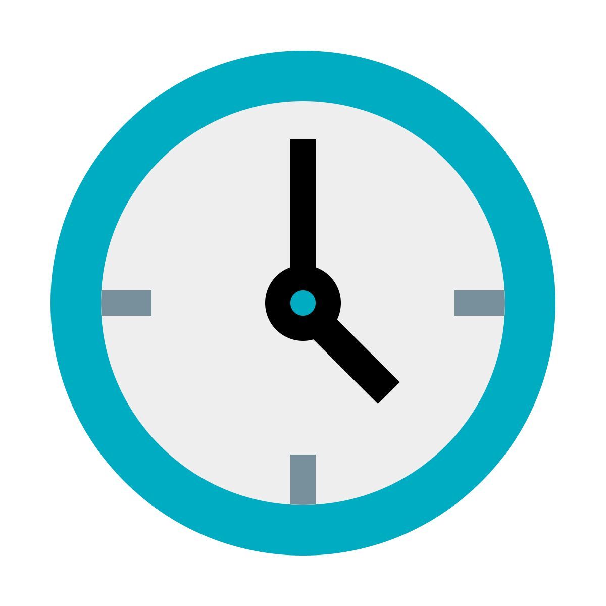 color style clock icon