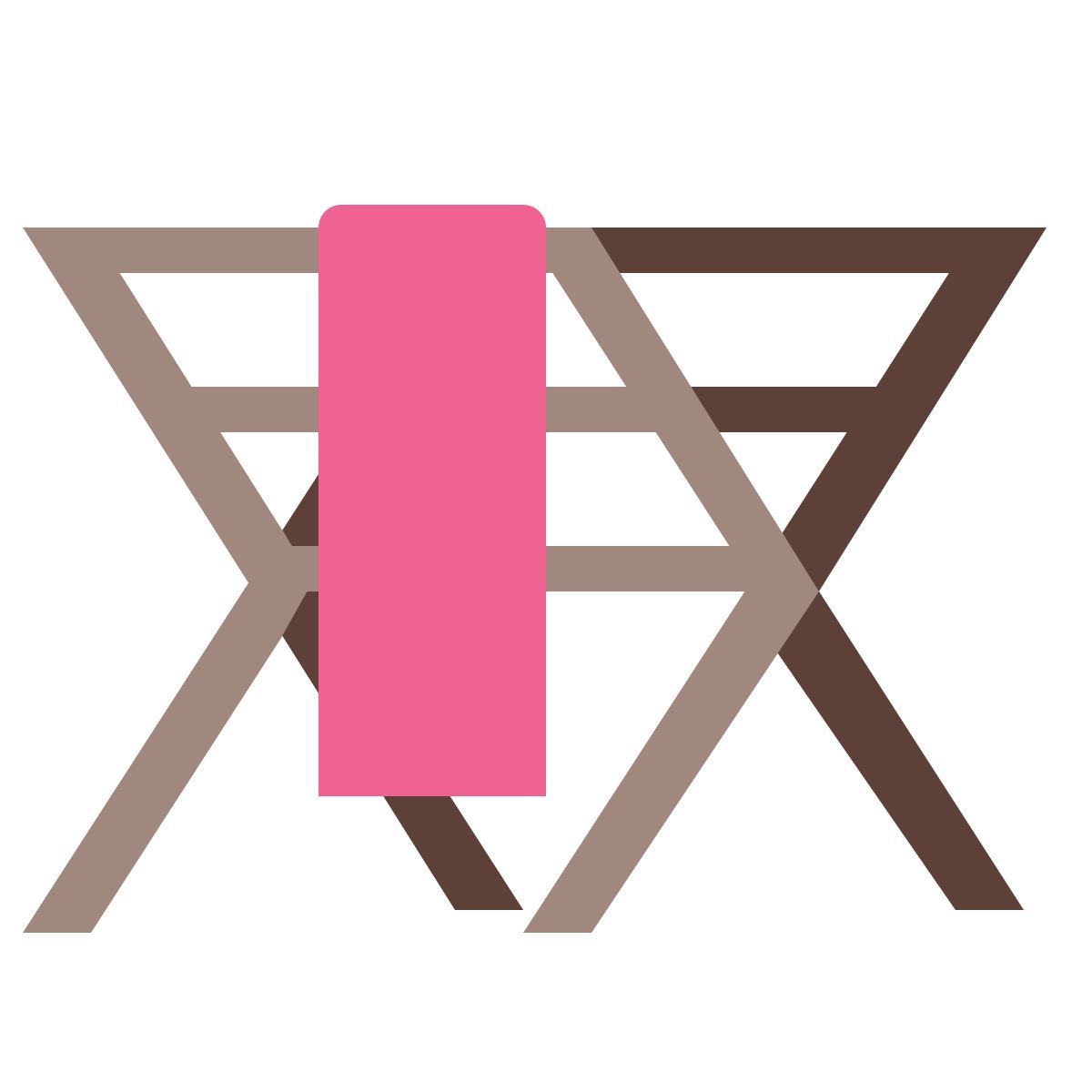 color style clothes horse icon
