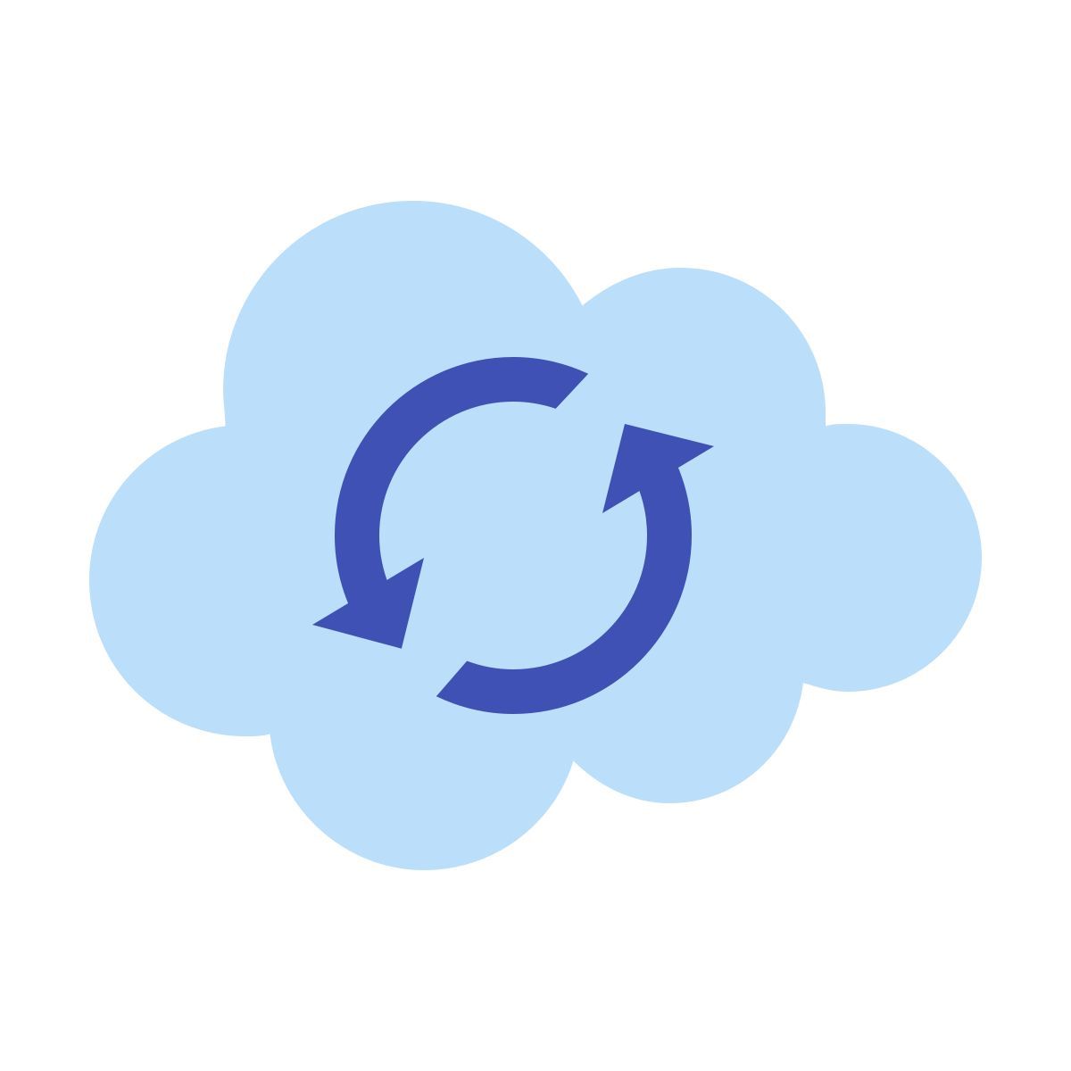 color style 클라우드 동기화 icon