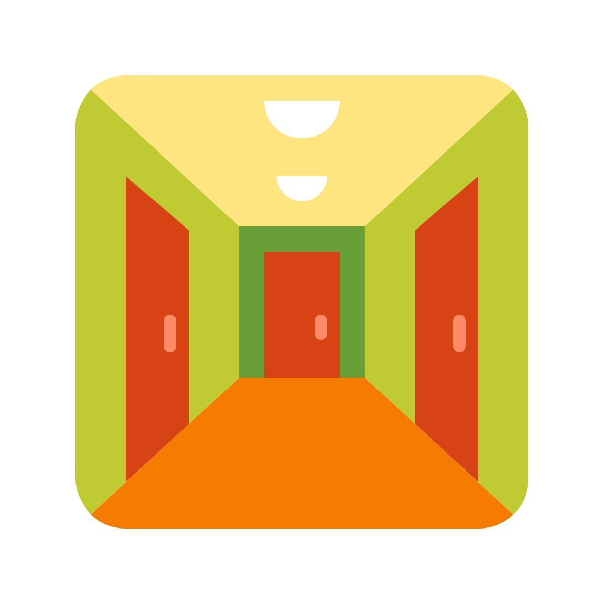 color style corridor icon