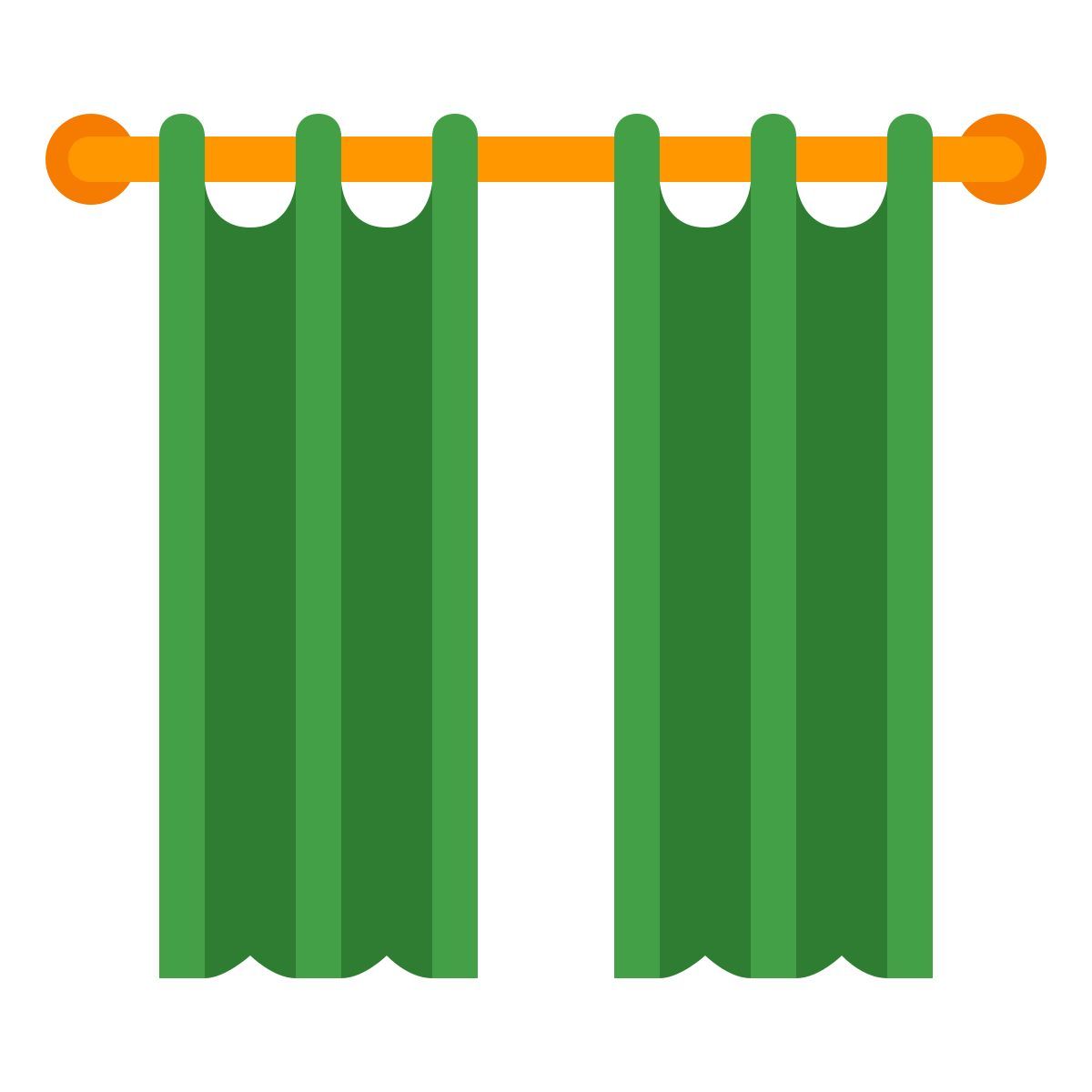 color style vorhänge icon