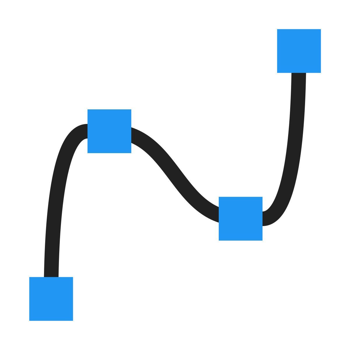 color style edición de curvas icon