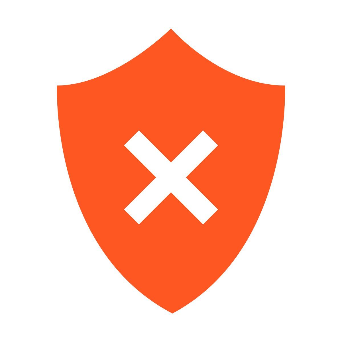 color style delete shield icon